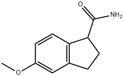 1H-Indene-1-carboxamide, 2,3-dihydro-5-methoxy- Structure