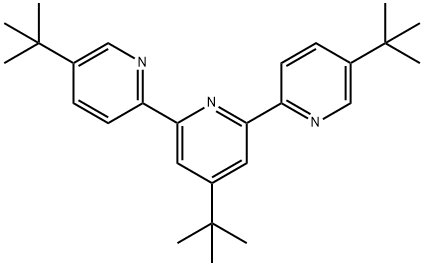 2,2':6',2''-Terpyridine, 4',5,5''-tris(1,1-dimethylethyl)- Structure
