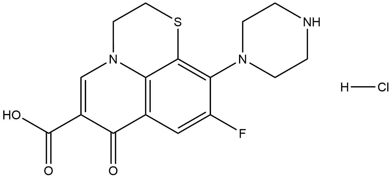 Rufloxacin Impurity 2 Structure