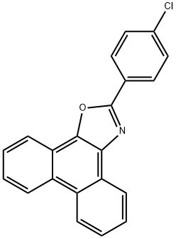 Phenanthro[9,10-d]oxazole, 2-(4-chlorophenyl)- Structure