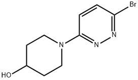 4-Piperidinol, 1-(6-bromo-3-pyridazinyl)- Structure