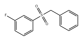 Benzene, 1-fluoro-3-[(phenylmethyl)sulfonyl]- 구조식 이미지