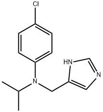 1H-Imidazole-5-methanamine, N-(4-chlorophenyl)-N-(1-methylethyl)- Structure