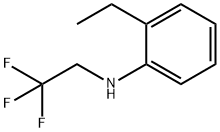 Benzenamine, 2-ethyl-N-(2,2,2-trifluoroethyl)- Structure