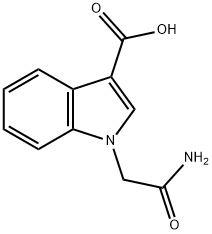 1-(2-Amino-2-oxoethyl)-1H-indole-3-carboxylic acid Structure