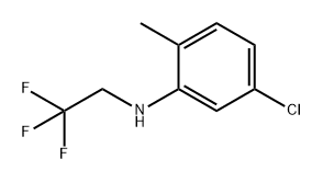 Benzenamine, 5-chloro-2-methyl-N-(2,2,2-trifluoroethyl)- 구조식 이미지