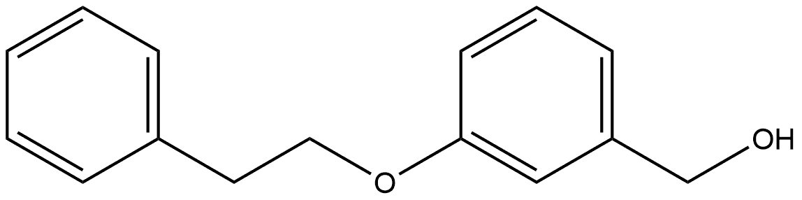 3-(2-Phenylethoxy)benzenemethanol Structure