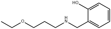 Phenol, 2-[[(3-ethoxypropyl)amino]methyl]- Structure