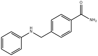 Benzamide, 4-[(phenylamino)methyl]- Structure