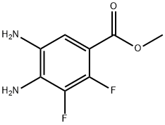Benzoic acid, 4,5-diamino-2,3-difluoro-, methyl ester 구조식 이미지
