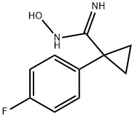 1-(4-fluorophenyl)-N'-hydroxycyclopropane-1-carb
oximidamide Structure