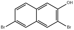2-Naphthalenol, 3,6-dibromo- 구조식 이미지