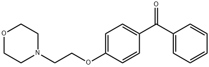 Methanone, [4-[2-(4-morpholinyl)ethoxy]phenyl]phenyl- Structure