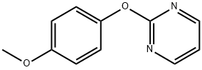 Pyrimidine, 2-(4-methoxyphenoxy)- Structure