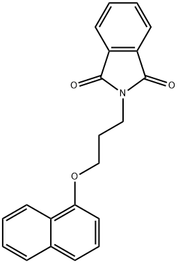 1H-Isoindole-1,3(2H)-dione, 2-[3-(1-naphthalenyloxy)propyl]- 구조식 이미지