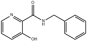 2-Pyridinecarboxamide, 3-hydroxy-N-(phenylmethyl)- Structure