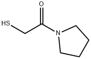 Ethanone, 2-mercapto-1-(1-pyrrolidinyl)- Structure