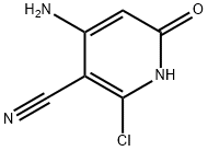 3-Pyridinecarbonitrile, 4-amino-2-chloro-1,6-dihydro-6-oxo- Structure