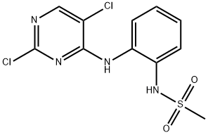 Methanesulfonamide, N-[2-[(2,5-dichloro-4-pyrimidinyl)amino]phenyl]- Structure