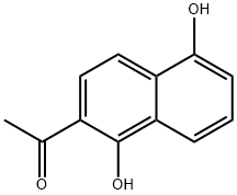 Ethanone, 1-(1,5-dihydroxy-2-naphthalenyl)- 구조식 이미지