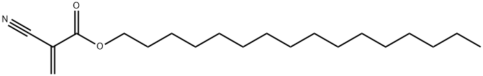 2-Propenoic acid, 2-cyano-, hexadecyl ester Structure