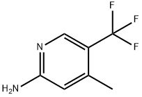 2-Amino-4-methyl-5-(trifluoromethyl)pyridine 구조식 이미지