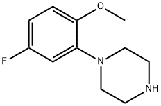 1-(5-Fluoro-2-methoxyphenyl)piperazine, 95% Structure