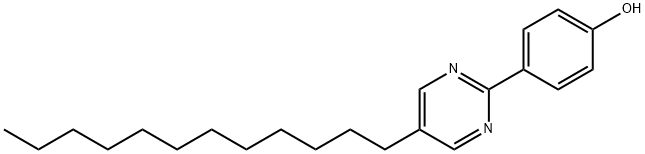 5-n-dodecyl-2-(4-hydroxyphenyl)pyrimidine Structure