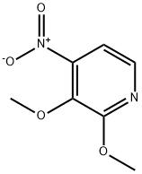 Pyridine, 2,3-dimethoxy-4-nitro- Structure