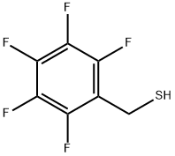 Benzenemethanethiol, 2,3,4,5,6-pentafluoro- Structure