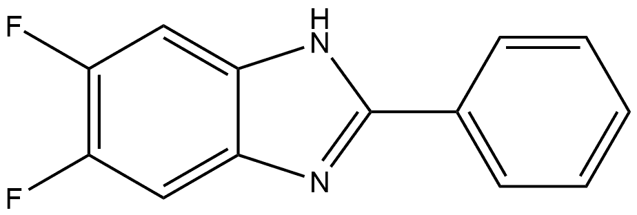 5,6-difluoro-2-phenyl-1H-benzo[d]imidazole Structure