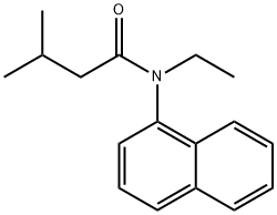 N-Ethyl-3-methyl-N-(naphthalen-1-yl)butanamide Structure