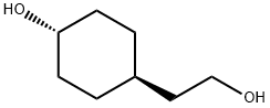 Cyclohexaneethanol, 4-hydroxy-, trans- Structure