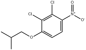 2,3-Dichloro-4-nitro-1-isobutoxybenzene Structure