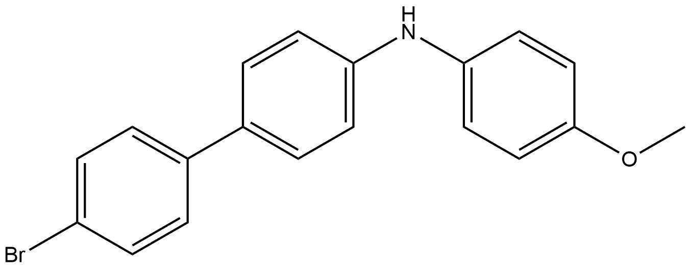 4′-Bromo-N-(4-methoxyphenyl)[1,1′-biphenyl]-4-amine Structure