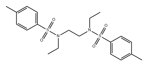 Benzenesulfonamide, N,N'-1,2-ethanediylbis[N-ethyl-4-methyl- Structure