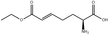 2-Heptenedioic acid, 6-amino-, 1-ethyl ester, (2E,6S)- Structure