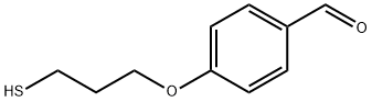 Benzaldehyde, 4-(3-mercaptopropoxy)- Structure