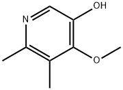 3-Pyridinol, 4-methoxy-5,6-dimethyl- Structure