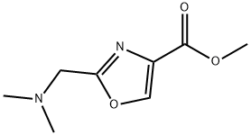 2-[(Dimethylamino)methyl]-1,3-oxazole-4-carboxylic acid methyl ester Structure