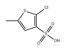 3-Thiophenesulfonic acid, 2-chloro-5-methyl- 구조식 이미지