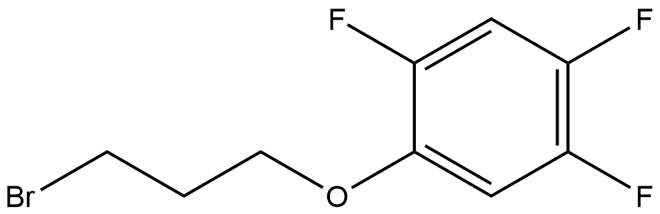 1-(3-Bromopropoxy)-2,4,5-trifluorobenzene Structure