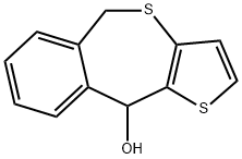 Thieno[3,2-c][2]benzothiepin-10-ol, 5,10-dihydro- Structure