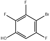 Phenol, 4-bromo-2,3,5-trifluoro- Structure