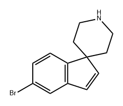 Spiro[1H-indene-1,4'-piperidine], 5-bromo- 구조식 이미지