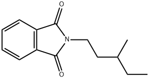 1H-Isoindole-1,3(2H)-dione, 2-(3-methylpentyl)- Structure