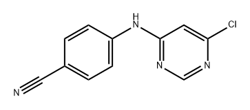 Benzonitrile, 4-[(6-chloro-4-pyrimidinyl)amino]- Structure