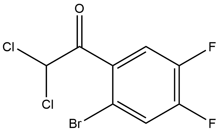 1-(2-Bromo-4,5-difluorophenyl)-2,2-dichloroethanone Structure