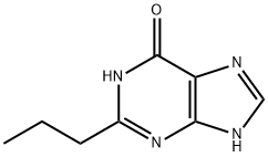 6H-Purin-6-one, 1,9-dihydro-2-propyl- Structure