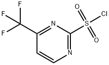 4-(Trifluoromethyl)pyrimidine-2-sulfonyl chloride Structure